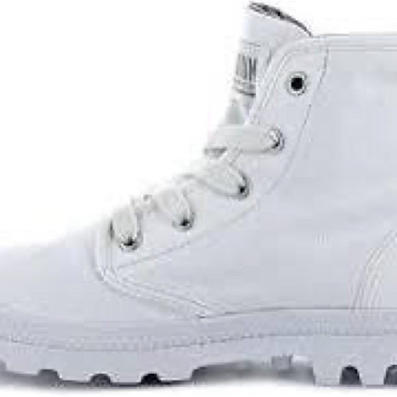 Palladium Pampa Hi White High-Top Sneakers Boots 92352-116 S33 - Picture 9 of 10